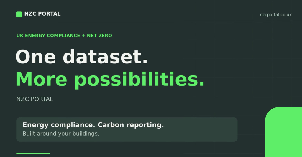 NZC Portal explainer video title card: "One dataset. More possibilities."